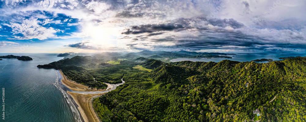 Costa Rica Aerial Landscape